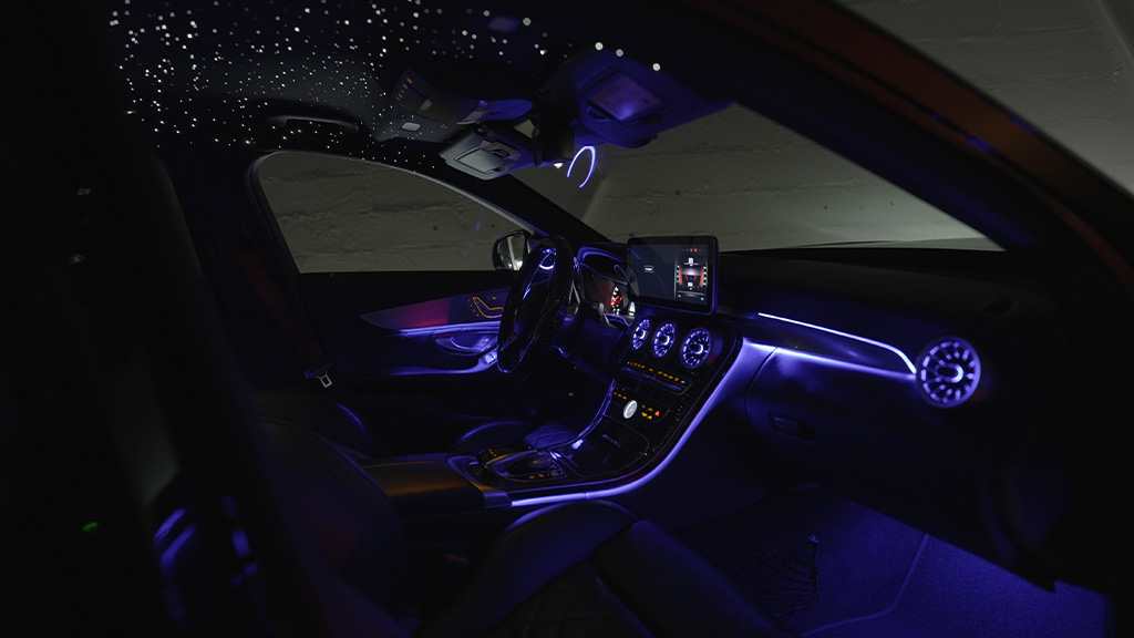 Éclairage Ambiance Mercedes Classe C