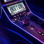 Éclairage d'ambiance console centrale Audi A6 C8