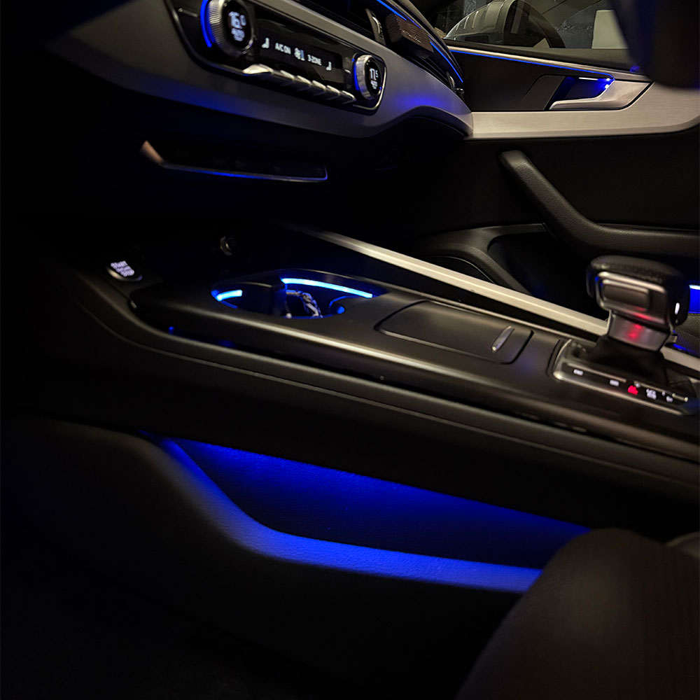 Éclairage d'ambiance console centrale Audi A5