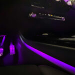 Console centrale led mercedes classe a