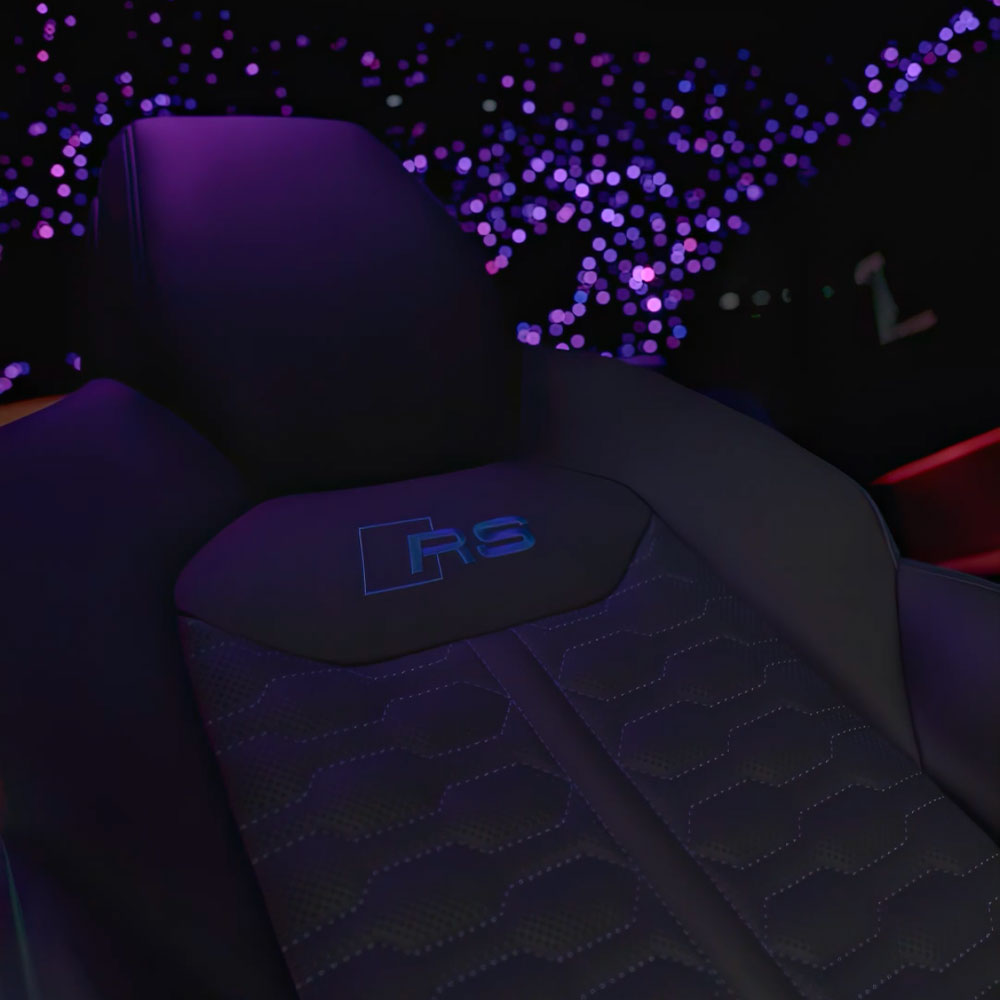 Ciel Étoilé Audi Q8 vue siège