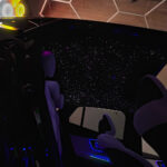 Ciel Étoilé Mercedes Classe C / GLC bicolore et scintillant