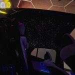 Ciel étoilé Mercedes GLC scintillant bicolore