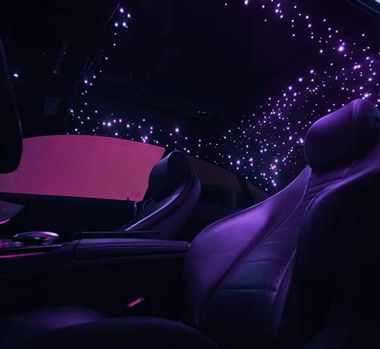 Plafond étoiles voiture Rolls Royce Bentley Mercedes