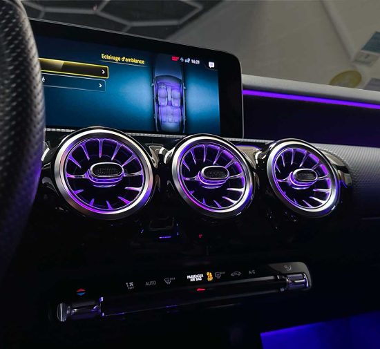 Éclairage ambiance Mercedes Classe A