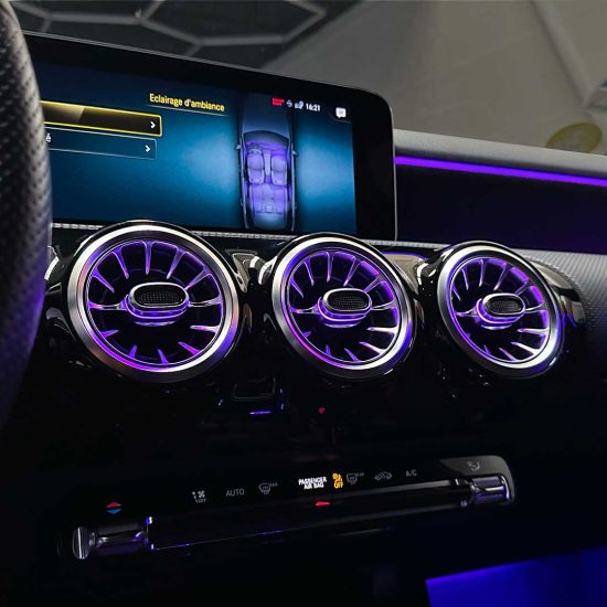 Éclairage ambiance Mercedes Classe A