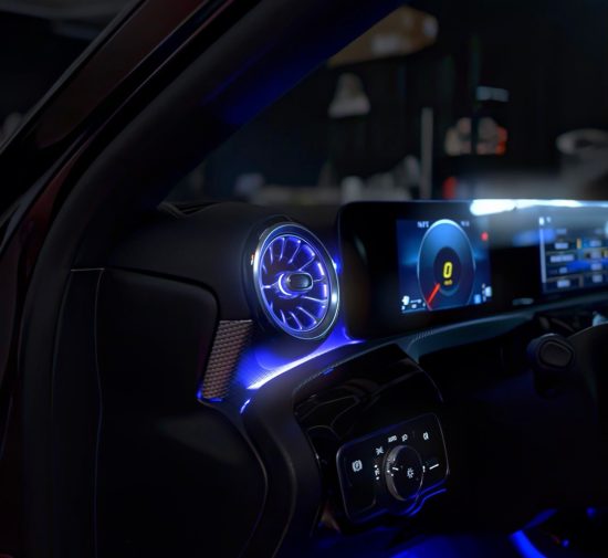 Buse d'aération led Mercedes classe A