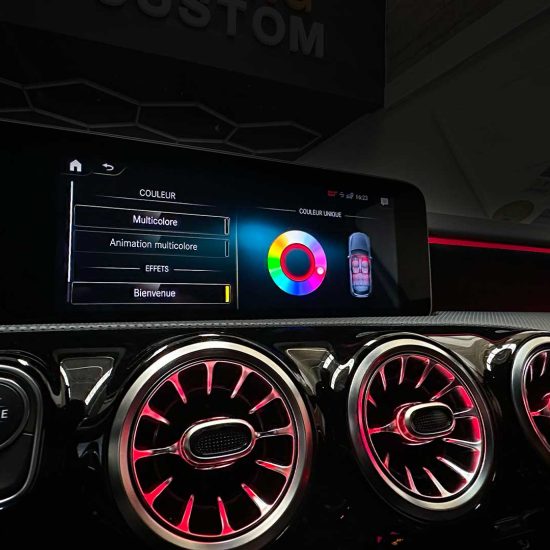 MBUX Led ambiance Mercedes Classe A
