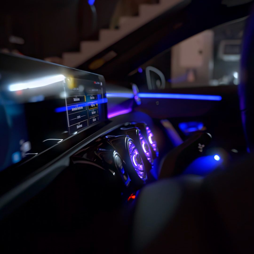 Led ambiance Mercedes Classe A tableau de bord